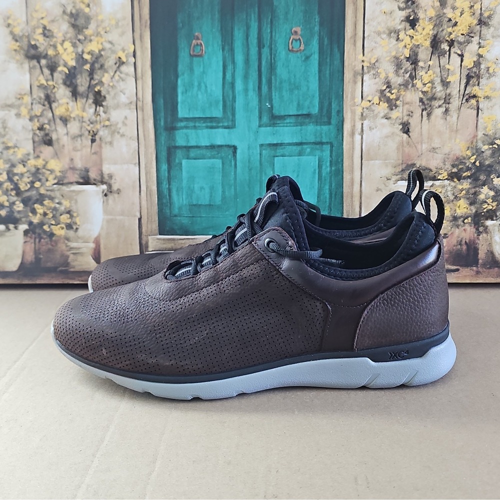 Johnston & Murphy Men's XC4 Prentiss Brown Leather Athletic Shoes Size 11.5